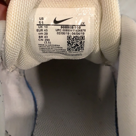 Nike Revolution 4 White Mesh Running Sneaker - Picture 8 of 8